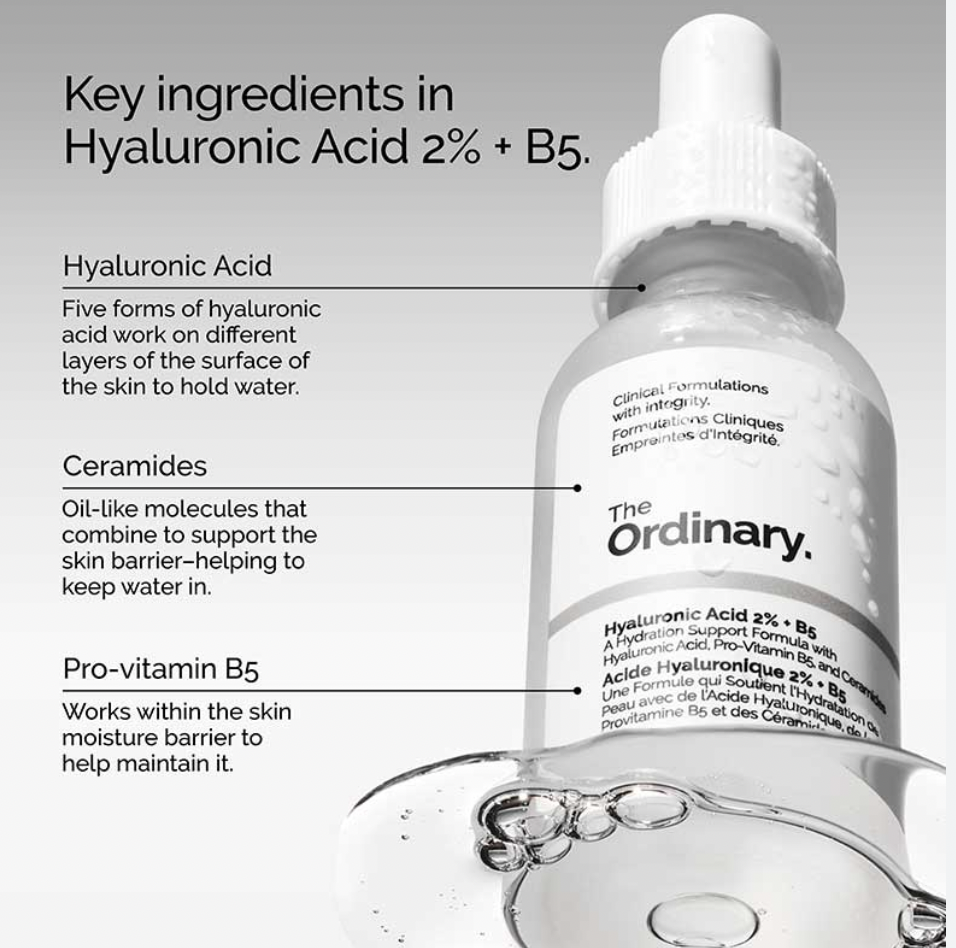 HYALURONIC ACID 2% + B5 HYDRATION SUPPORT FORMULA